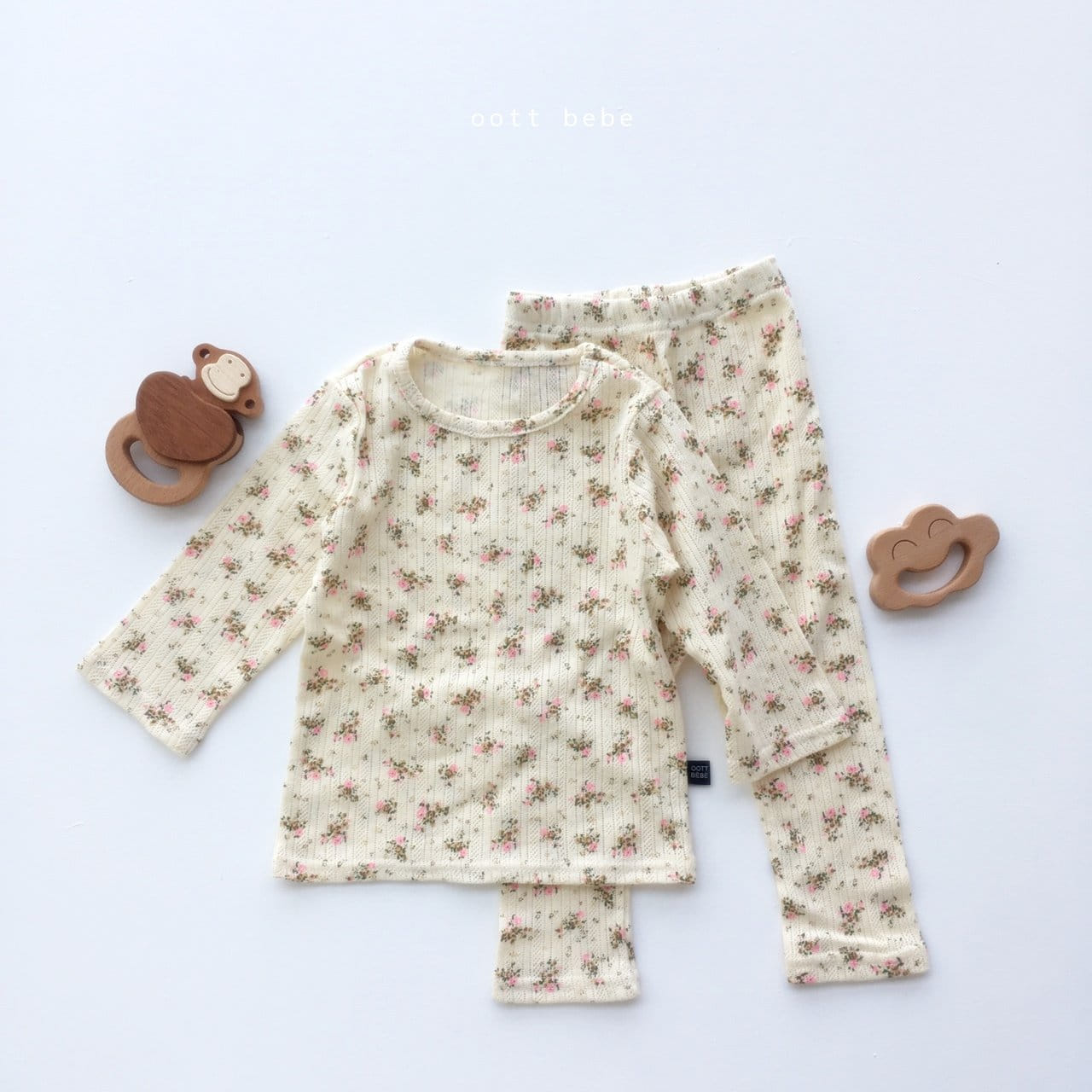 OOTT BEBE - Korean Children Fashion - #Kfashion4kids - Gently Jacquard Easywear - 2