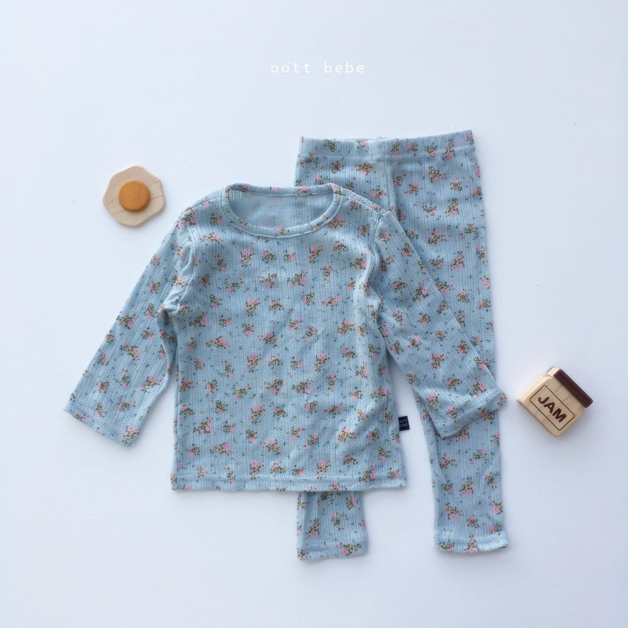 OOTT BEBE - Korean Children Fashion - #Kfashion4kids - Gently Jacquard Easywear - 4