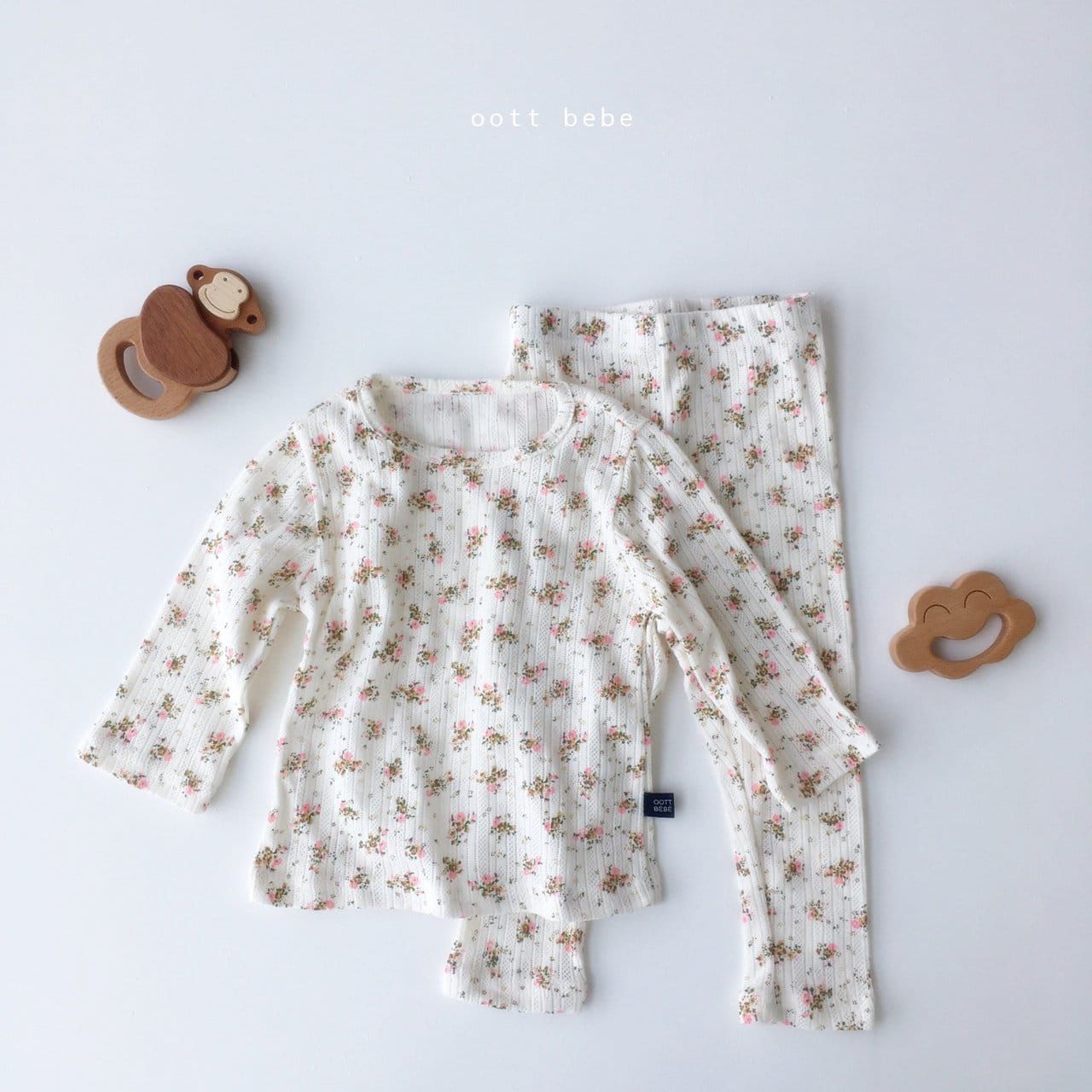 OOTT BEBE - Korean Children Fashion - #Kfashion4kids - Gently Jacquard Easywear - 5