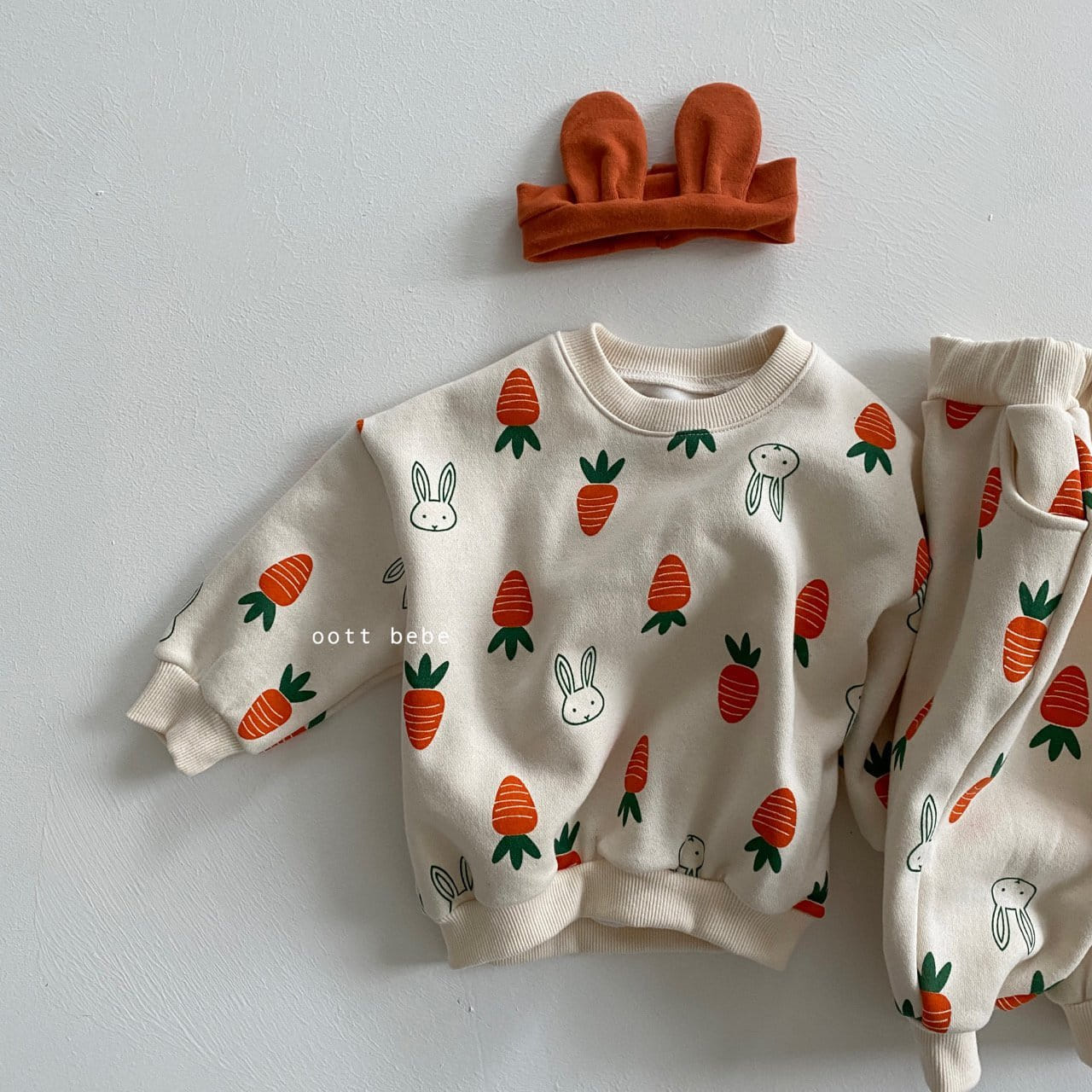 OOTT BEBE - Korean Children Fashion - #Kfashion4kids - Carrot Top Bottom Set - 8