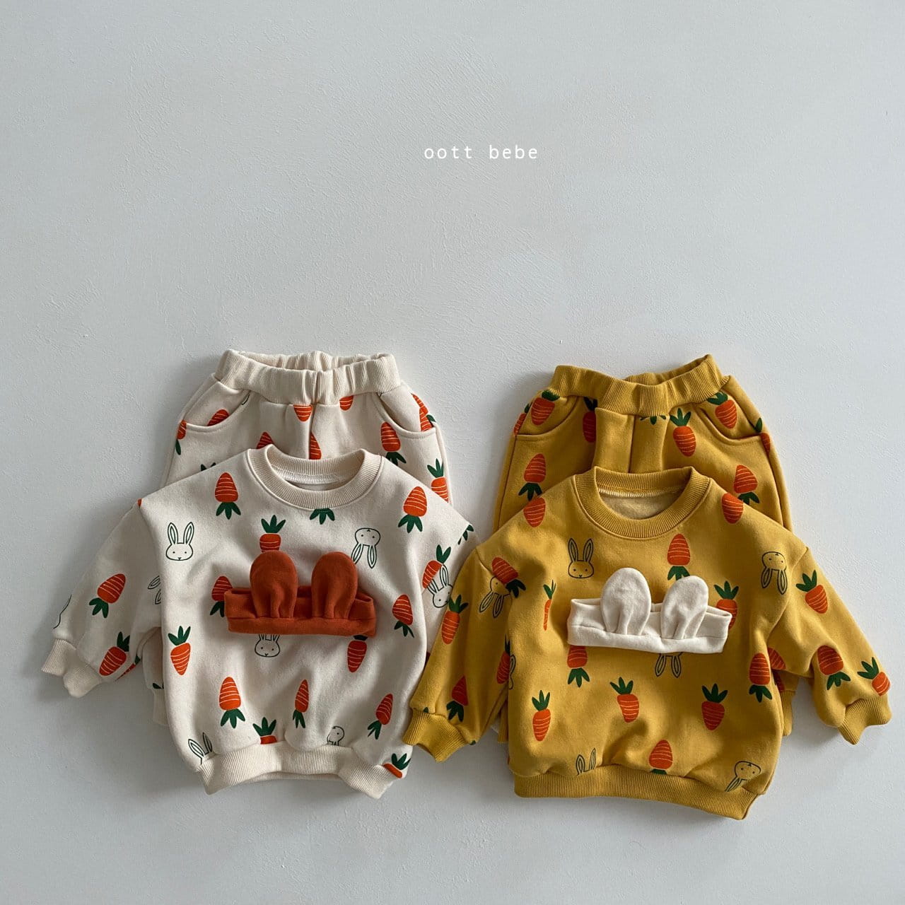 OOTT BEBE - Korean Children Fashion - #Kfashion4kids - Carrot Top Bottom Set - 9