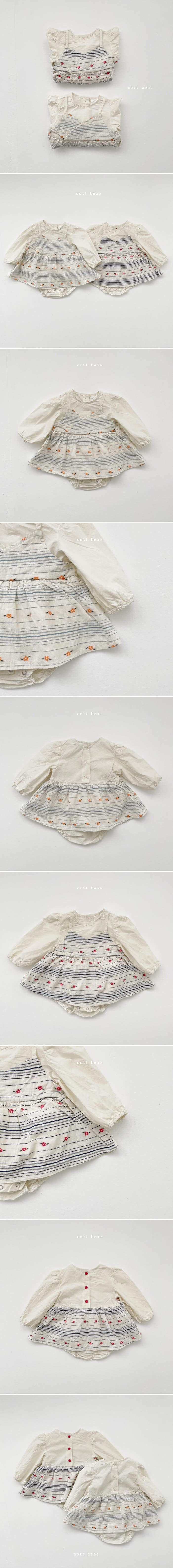 OOTT BEBE - Korean Children Fashion - #Kfashion4kids - Spring Lace Bodysuit