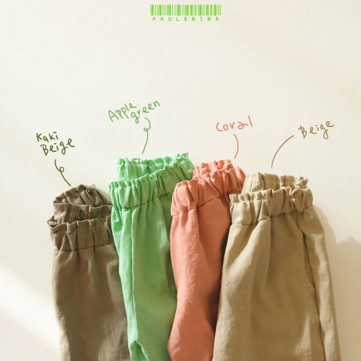 PAUL & NINA - Korean Children Fashion - #Kfashion4kids - Linen Capri Pants - 4