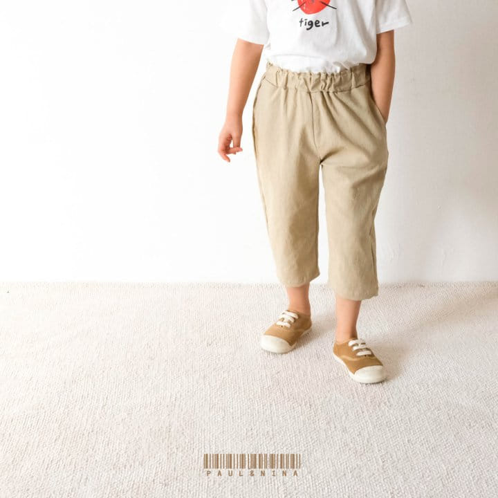PAUL & NINA - Korean Children Fashion - #Kfashion4kids - Linen Capri Pants - 5