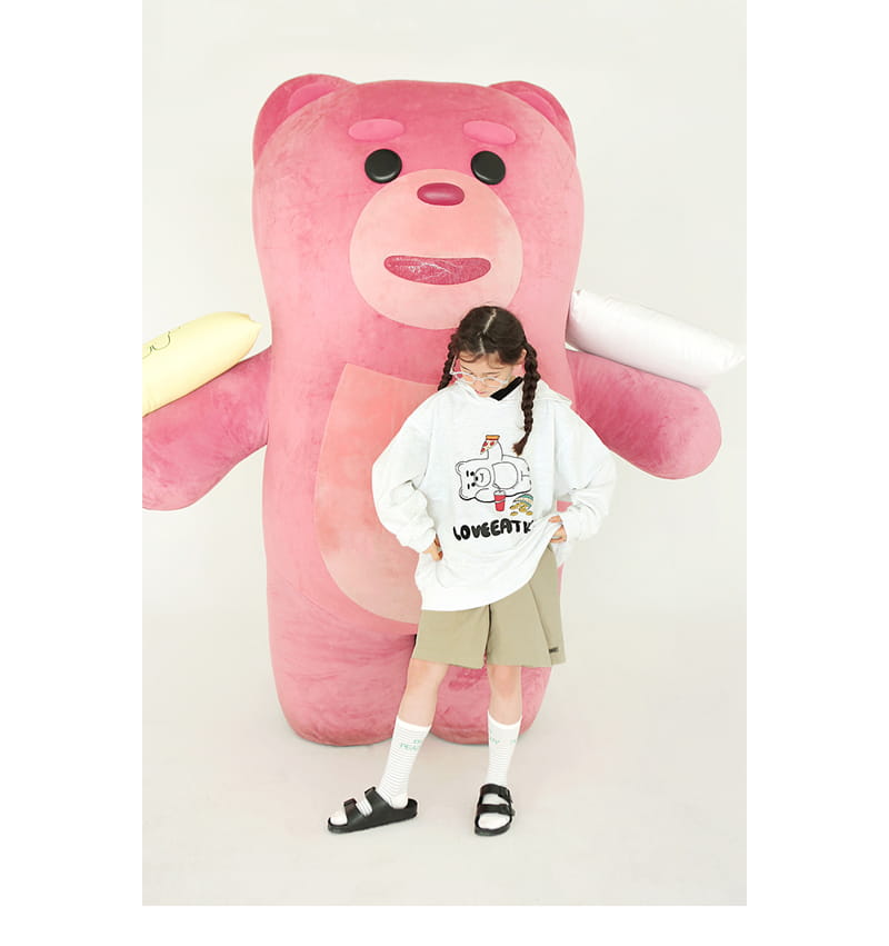 PEACH-CREAM - Korean Children Fashion - #Kfashion4kids - Bellygom Pchees Hoody