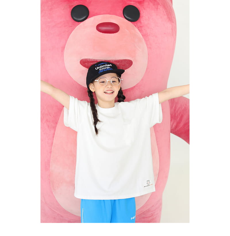 PEACH-CREAM - Korean Children Fashion - #Kfashion4kids - Bellygom Pchees Tee