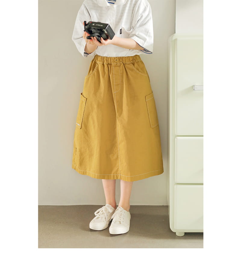 PEACH-CREAM - Korean Children Fashion - #Kfashion4kids - Allen Skirt