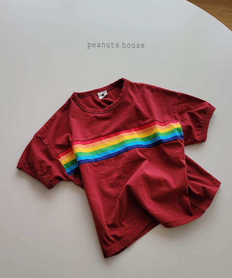 PEANUTS - Korean Children Fashion - #Kfashion4kids - Rainbow Tee - 3