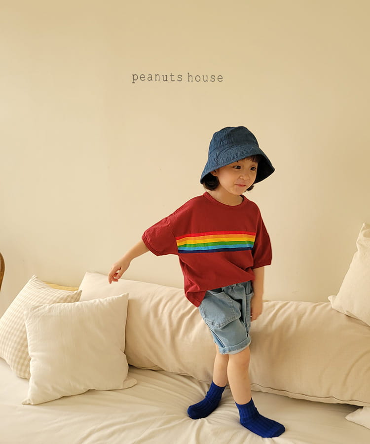 PEANUTS - Korean Children Fashion - #Kfashion4kids - Rainbow Tee - 7