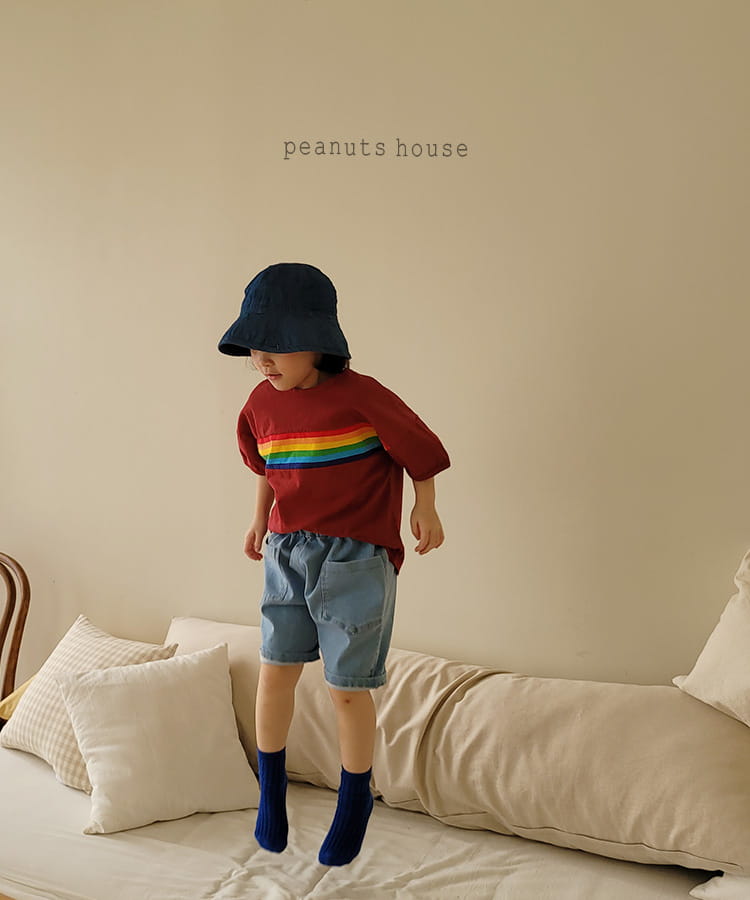 PEANUTS - Korean Children Fashion - #Kfashion4kids - Rainbow Tee - 8
