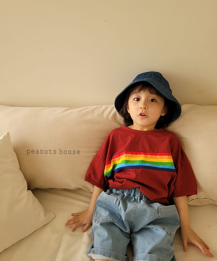 PEANUTS - Korean Children Fashion - #Kfashion4kids - Rainbow Tee - 9
