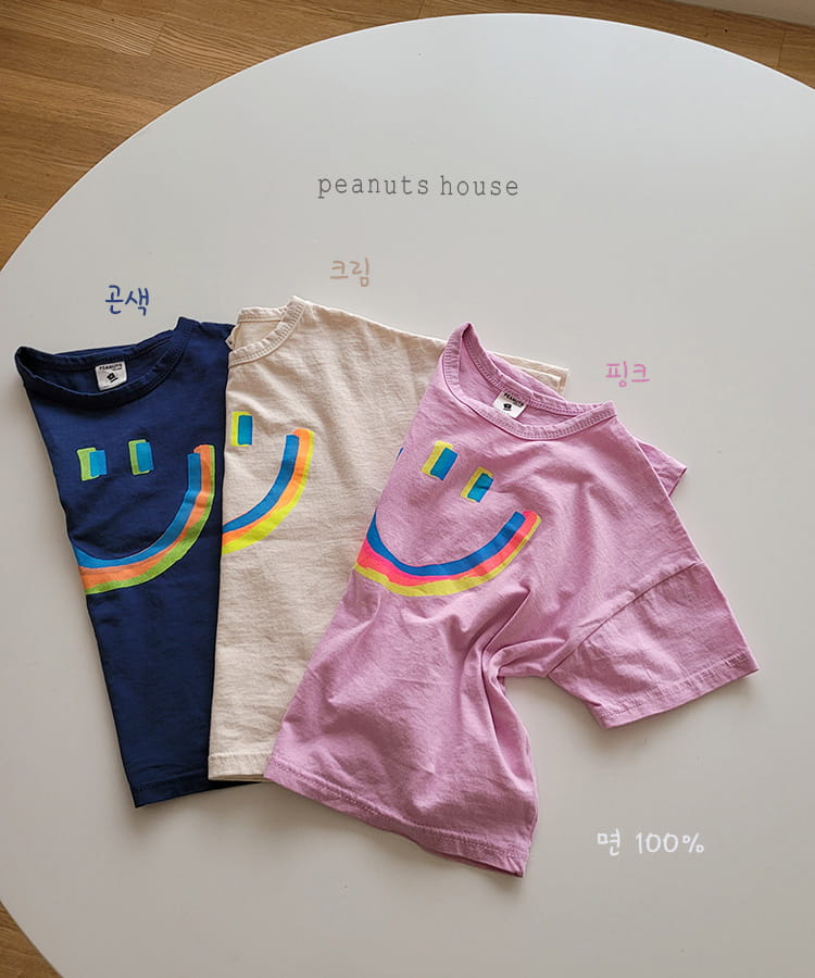PEANUTS - Korean Children Fashion - #Kfashion4kids - Smile Tee