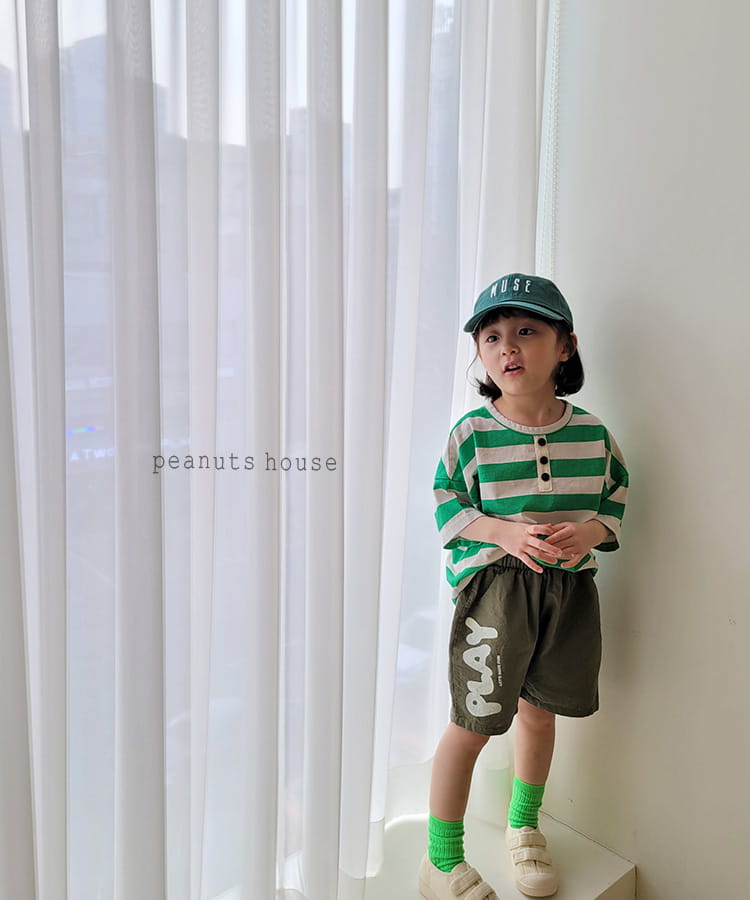 PEANUTS - Korean Children Fashion - #Kfashion4kids - Stripes Tee - 10