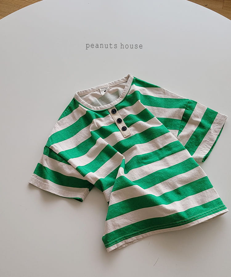 PEANUTS - Korean Children Fashion - #Kfashion4kids - Stripes Tee - 4