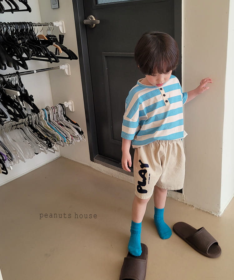 PEANUTS - Korean Children Fashion - #Kfashion4kids - Stripes Tee - 5