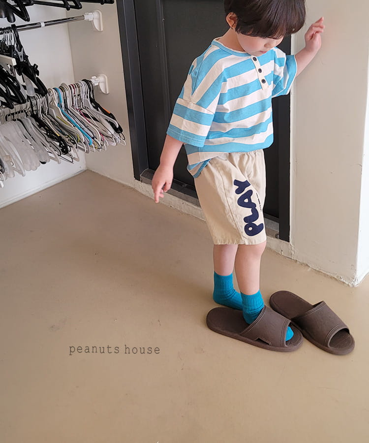 PEANUTS - Korean Children Fashion - #Kfashion4kids - Stripes Tee - 6