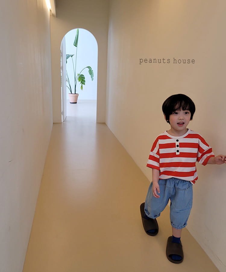 PEANUTS - Korean Children Fashion - #Kfashion4kids - Stripes Tee - 9