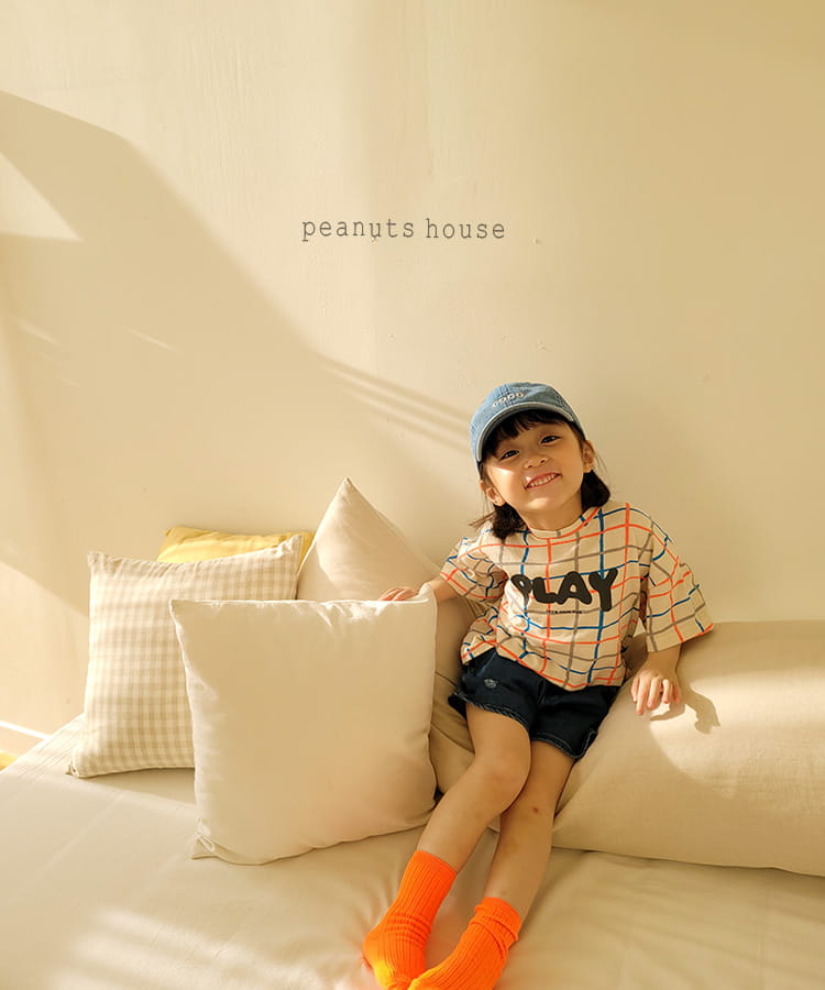 PEANUTS - Korean Children Fashion - #Kfashion4kids - Check Tee - 11