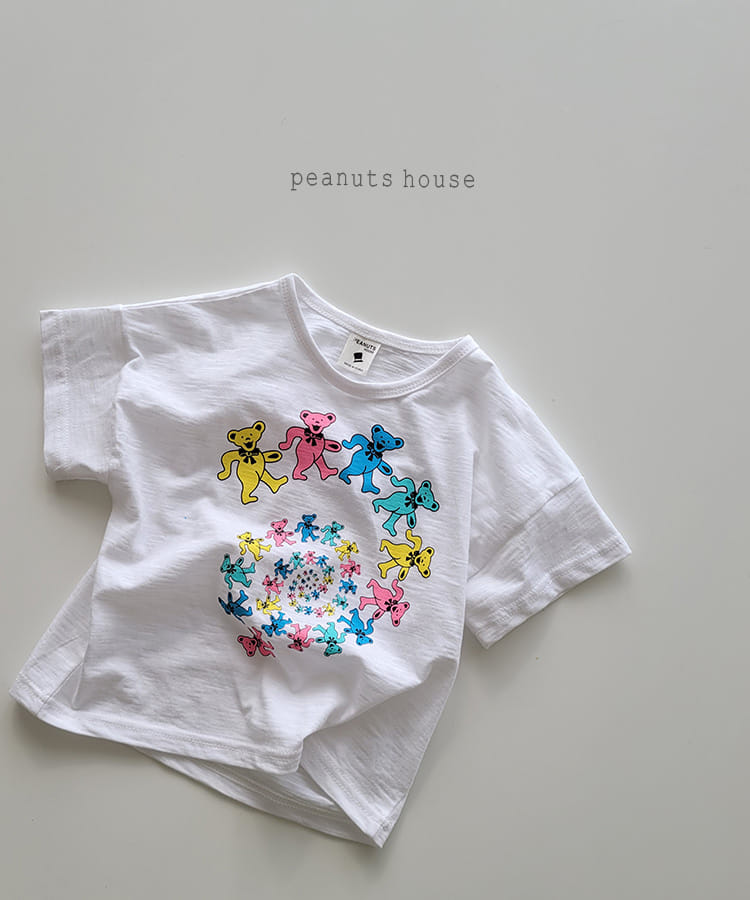 PEANUTS - Korean Children Fashion - #Kfashion4kids - Ribbon Bear Tee - 2
