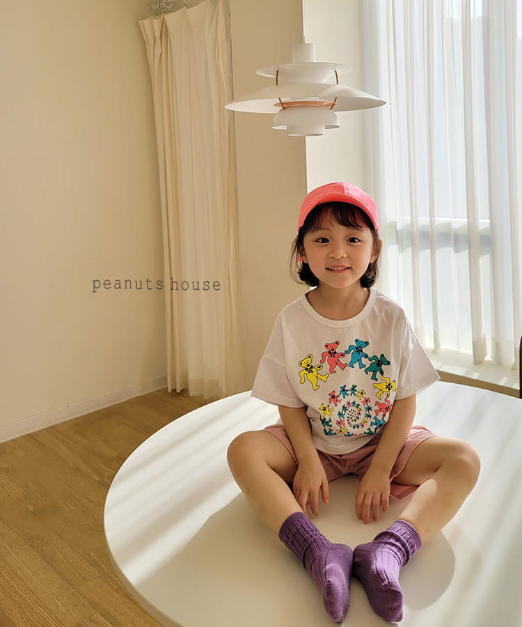 PEANUTS - Korean Children Fashion - #Kfashion4kids - Ribbon Bear Tee - 7