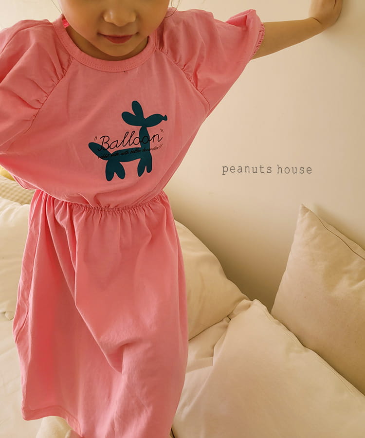 PEANUTS - Korean Children Fashion - #Kfashion4kids - Puff One-piece - 2
