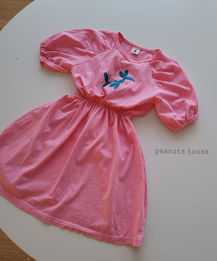 PEANUTS - Korean Children Fashion - #Kfashion4kids - Puff One-piece - 3