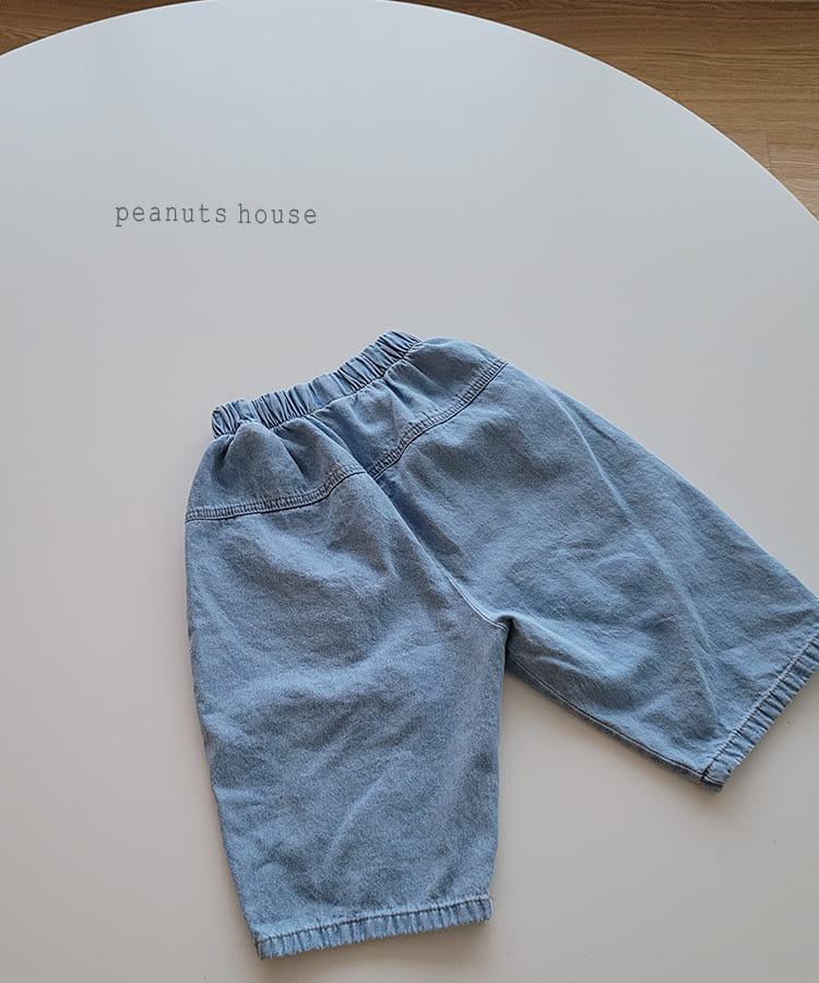 PEANUTS - Korean Children Fashion - #Kfashion4kids - Denim Shorts - 3