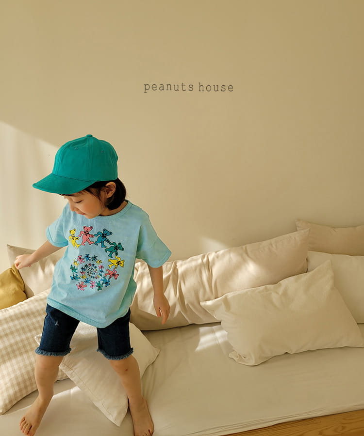 PEANUTS - Korean Children Fashion - #Kfashion4kids - Striaght Denim Shorts - 11