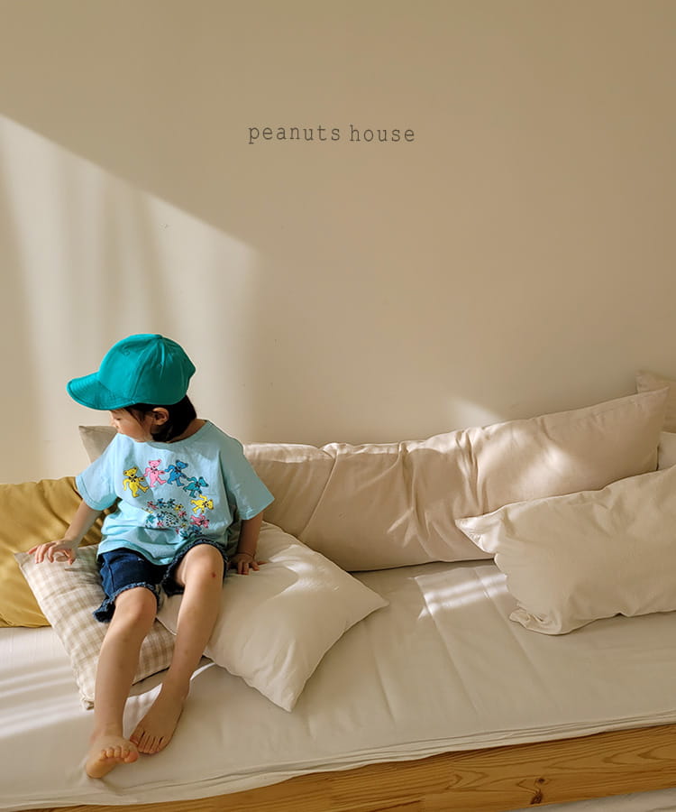 PEANUTS - Korean Children Fashion - #Kfashion4kids - Striaght Denim Shorts - 12