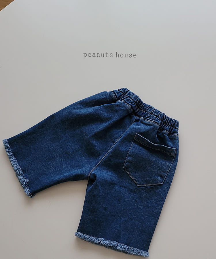 PEANUTS - Korean Children Fashion - #Kfashion4kids - Striaght Denim Shorts - 3