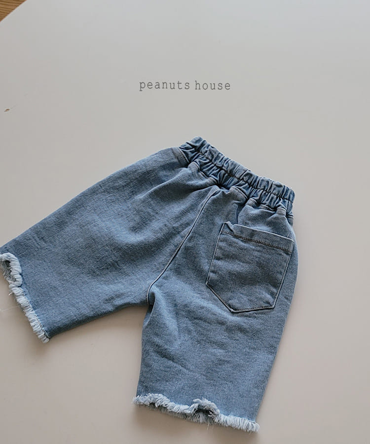 PEANUTS - Korean Children Fashion - #Kfashion4kids - Striaght Denim Shorts - 5
