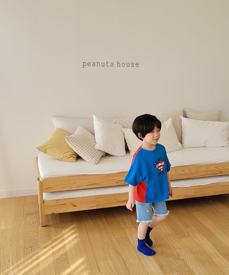 PEANUTS - Korean Children Fashion - #Kfashion4kids - Striaght Denim Shorts - 7