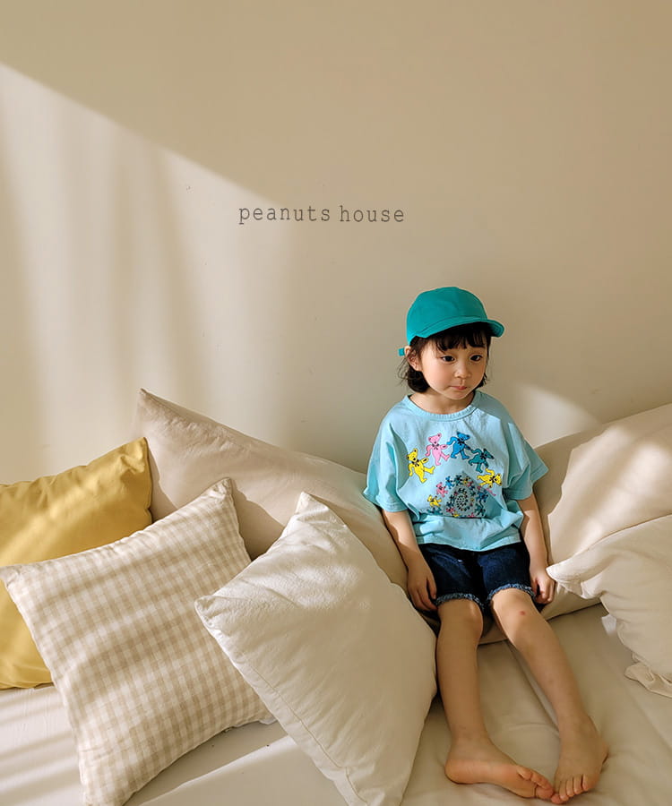 PEANUTS - Korean Children Fashion - #Kfashion4kids - Striaght Denim Shorts - 9