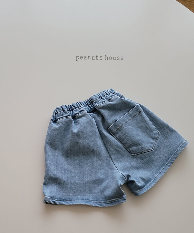 PEANUTS - Korean Children Fashion - #Kfashion4kids - Denim Shorts - 3