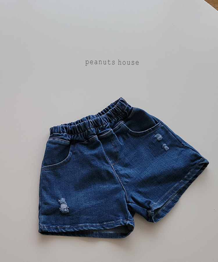 PEANUTS - Korean Children Fashion - #Kfashion4kids - Denim Shorts - 4