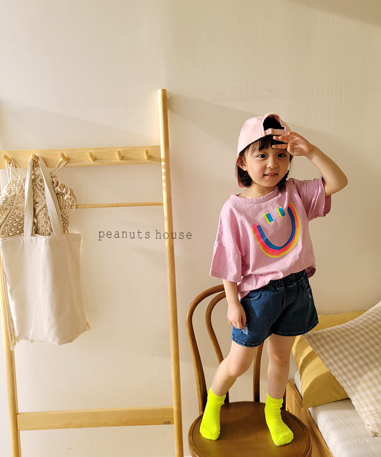 PEANUTS - Korean Children Fashion - #Kfashion4kids - Denim Shorts - 8