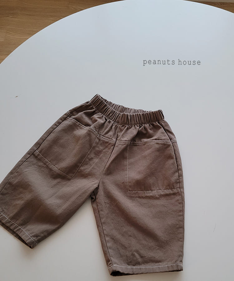 PEANUTS - Korean Children Fashion - #Kfashion4kids - Pocket Cotton Pants - 3