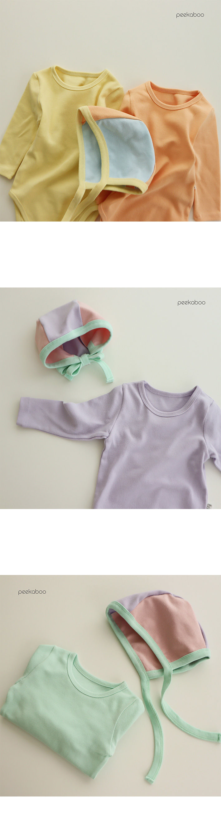 PEEKABOO - Korean Children Fashion - #Kfashion4kids - Ice Cream Bonnet - 4