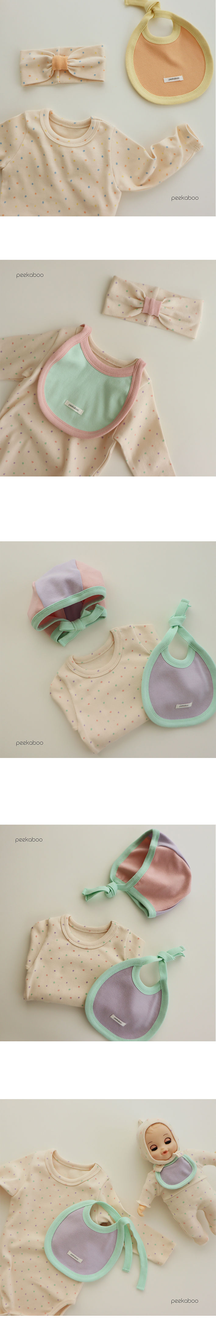 PEEKABOO - Korean Children Fashion - #Kfashion4kids - Ice Cream Bib - 3