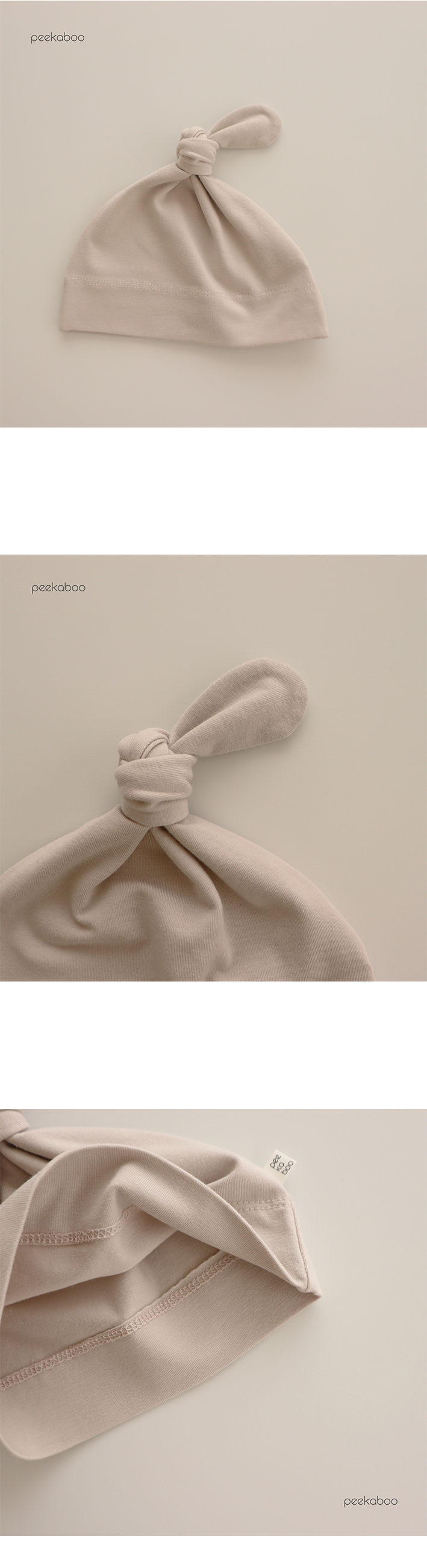 PEEKABOO - Korean Children Fashion - #Kfashion4kids - Modal Knot Hats - 2