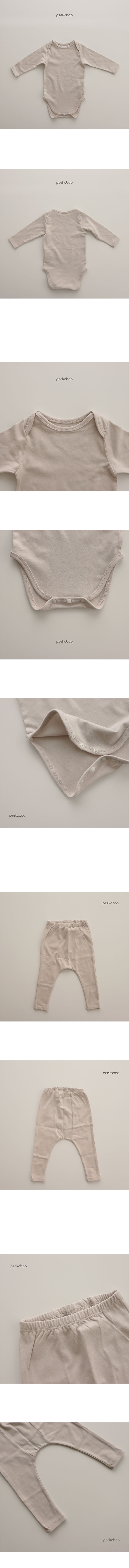 PEEKABOO - Korean Children Fashion - #Kfashion4kids - Modal Bodysuit with Leggings - 2