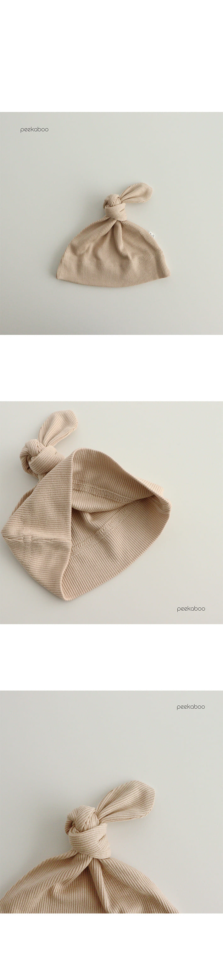 PEEKABOO - Korean Children Fashion - #Kfashion4kids - Snoring Knot Hat - 3