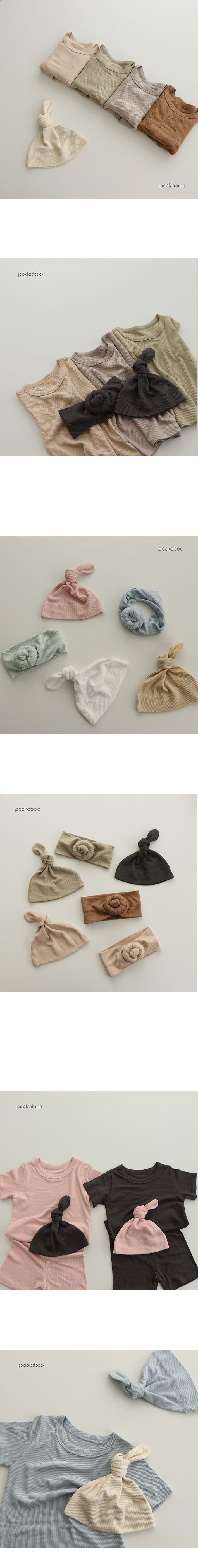 PEEKABOO - Korean Children Fashion - #Kfashion4kids - Snoring Knot Hat - 4