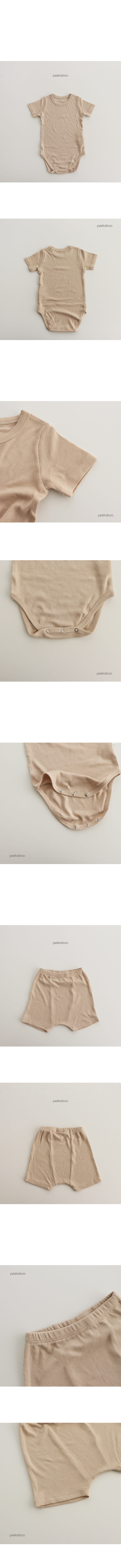 PEEKABOO - Korean Children Fashion - #Kfashion4kids - Snoring Bodysuit with Leggings - 3