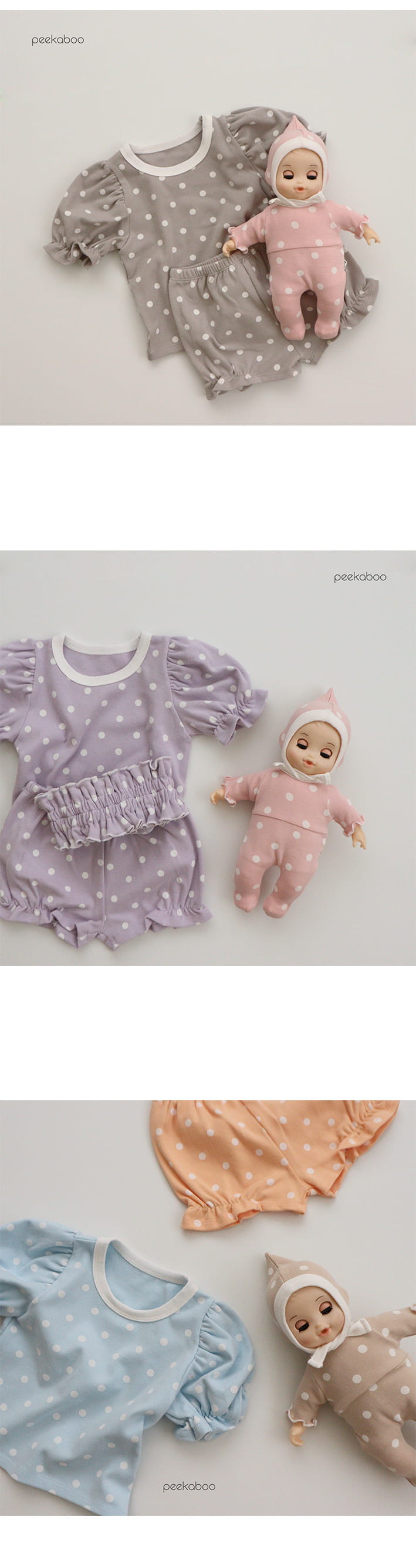 PEEKABOO - Korean Children Fashion - #Kfashion4kids - Bubble Doll Suit - 2