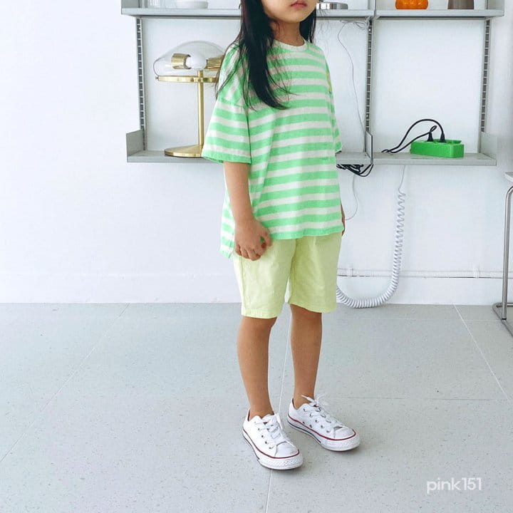 PINK151 - Korean Children Fashion - #Kfashion4kids - 151 Color Knee Pants - 10
