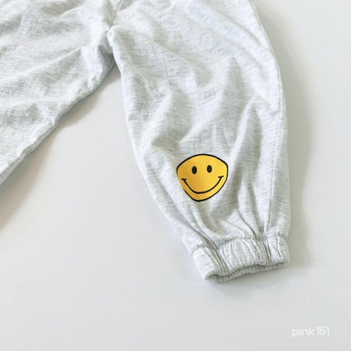PINK151 - Korean Children Fashion - #Kfashion4kids - Smile Jogger Pants - 5