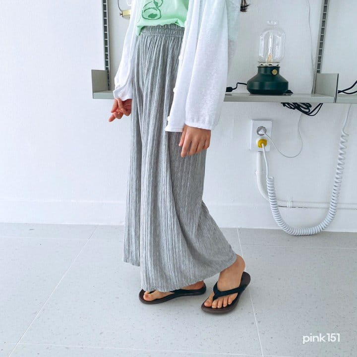 PINK151 - Korean Children Fashion - #Kfashion4kids - Wrinkle Wide Pants - 12