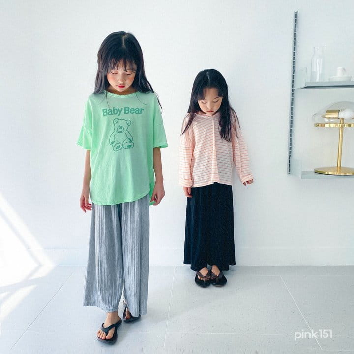 PINK151 - Korean Children Fashion - #Kfashion4kids - Wrinkle Wide Pants - 8