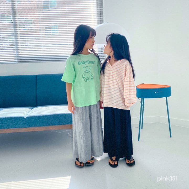 PINK151 - Korean Children Fashion - #Kfashion4kids - Wrinkle Wide Pants - 9